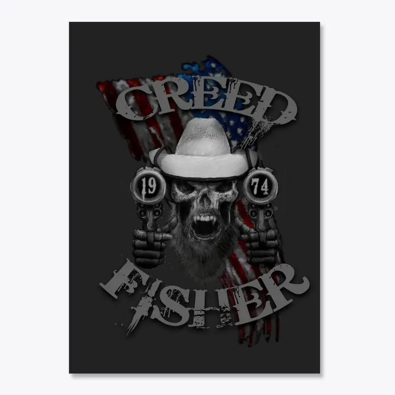 American Outlaw - Skull USA Flag